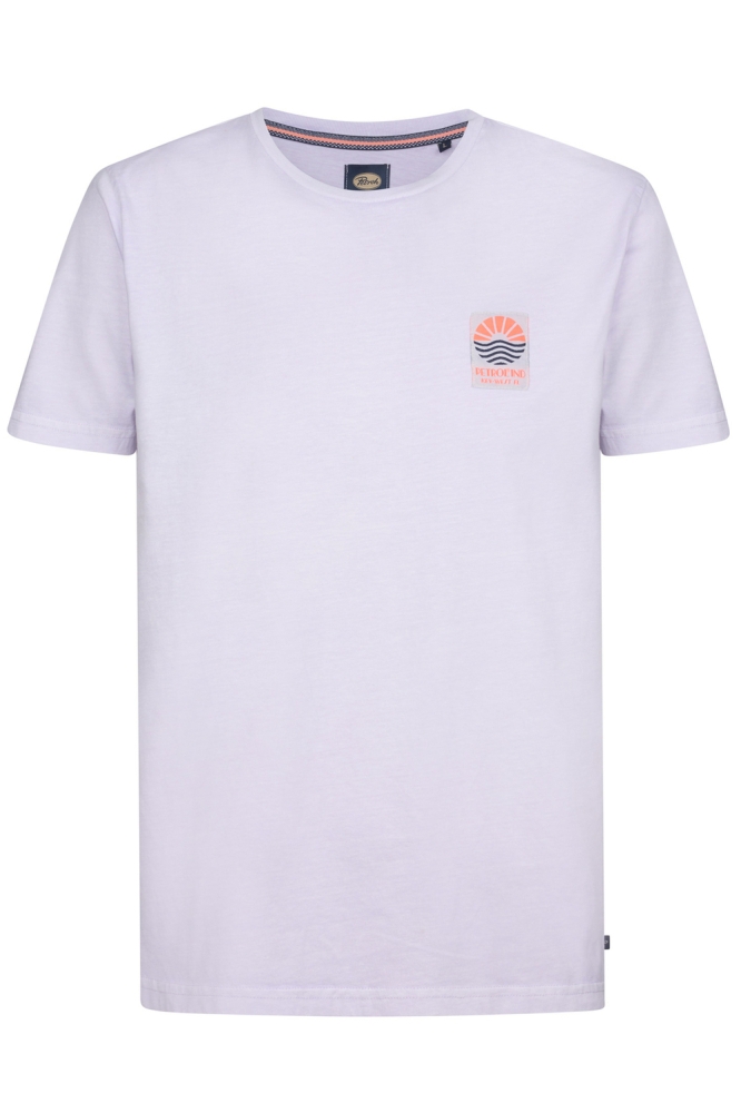 T SHIRT MET LOGO M 1050 TSR624 4111 Lilac Grey